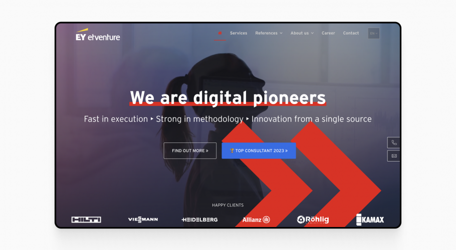 EY Etventure (Now  EY Studio+): Digital transformation partners with German consulting leader screenshot 1