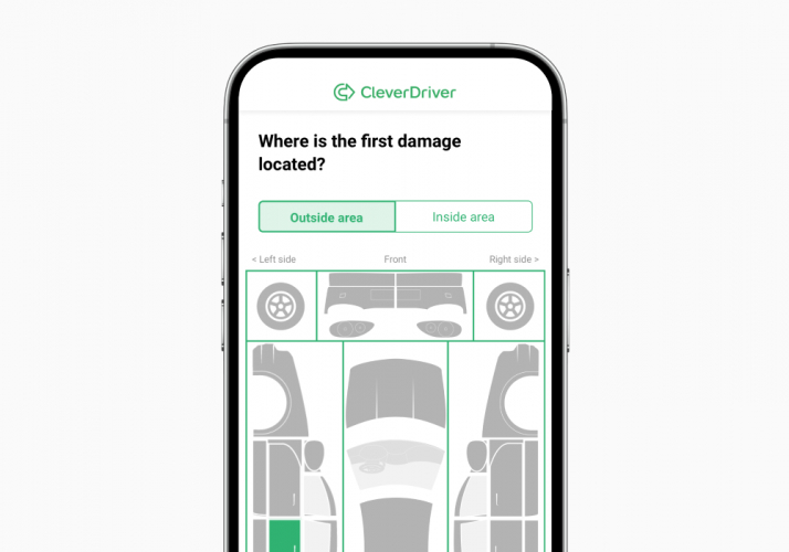 RepairFix (BASF): An online damage tracking system for a Germany-based startup screenshot 1