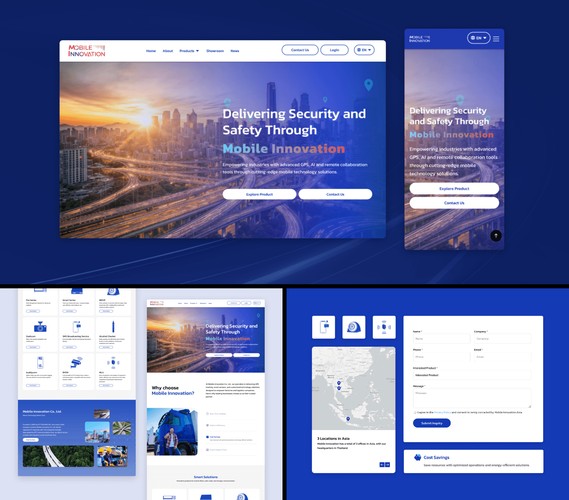 Wordpress Website Renewal for Southeast Asia's Leading IoT Provider screenshot 1