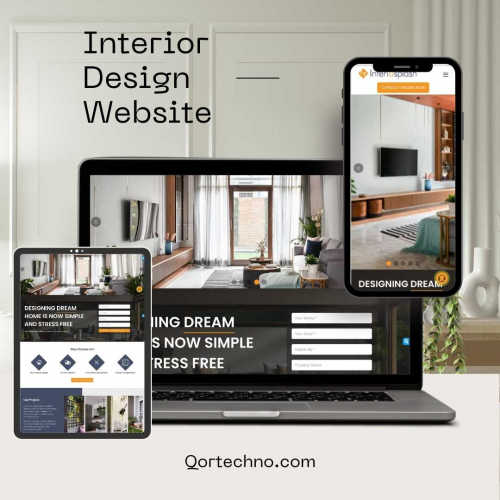 Interior Design Website screenshot 1