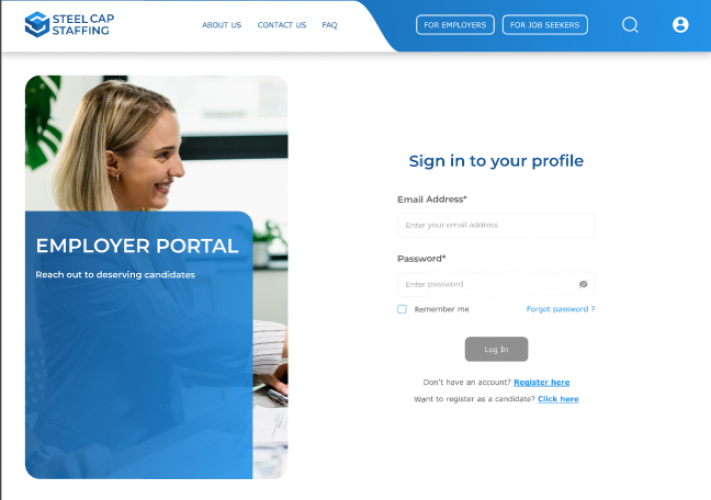 Steel Cap Staffing - Blue Collar Recruitment (Job Portal) screenshot 4