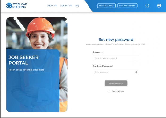 Steel Cap Staffing - Blue Collar Recruitment (Job Portal) screenshot 3