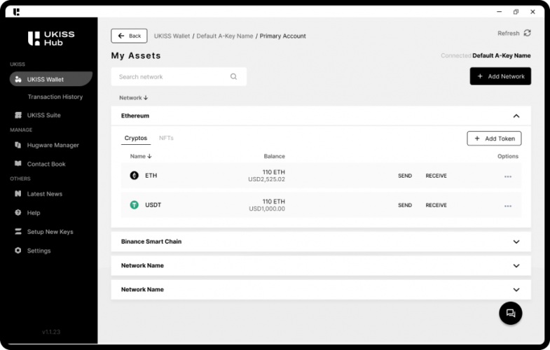 UKISS Hub screenshot 1