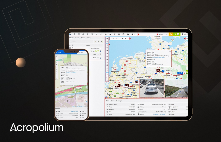 IoT-Based GPS Fleet Tracking App Development screenshot 1