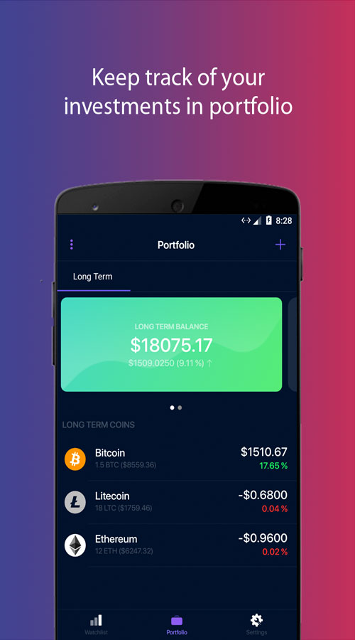 Lambo Crypto Portfolio Tracker screenshot 3