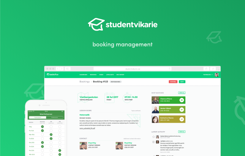 Studentvikarie screenshot 1