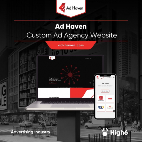Ad Haven – Custom Ad Agency Website screenshot 1