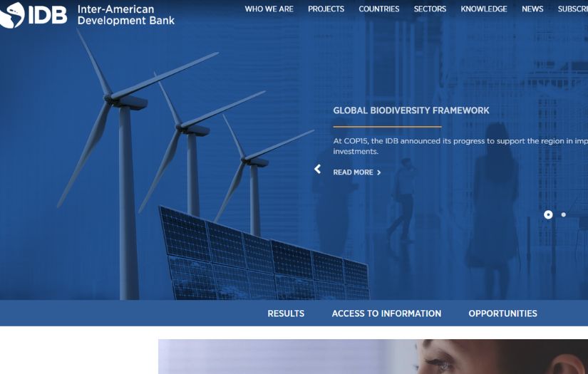 IDB - Inter American Development Bank screenshot 1