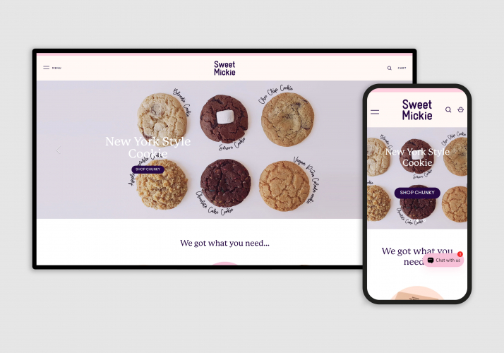 Shopify Store for SweetMickie screenshot 3