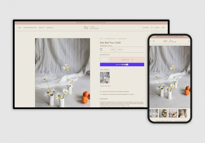 Custom theme design using Premium theme screenshot 1
