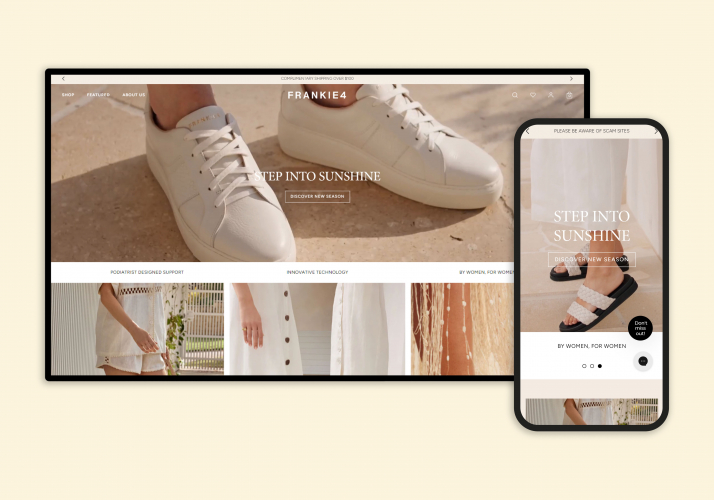 Frankie4's migration from Magento to Shopify screenshot 3