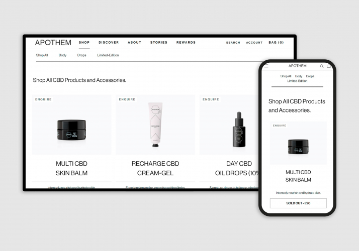 Customized eCommerce Design focus on brand's store screenshot 3