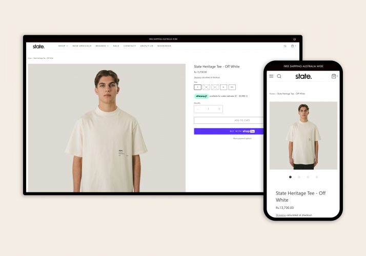 State's Website design & development screenshot 2