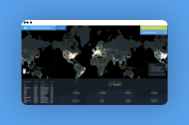 A10 Networks - DDoS Threat Intelligence Map