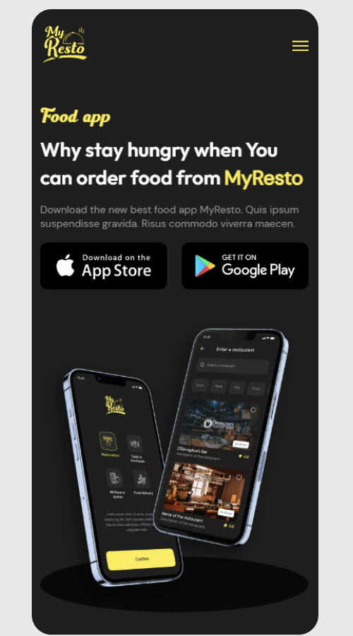 My Resto screenshot 1