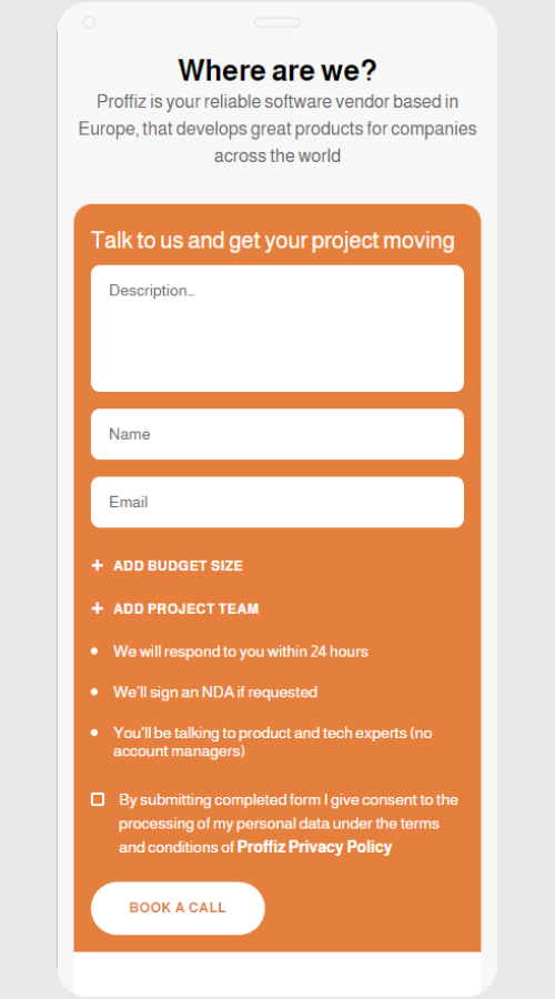 Profizz screenshot 2