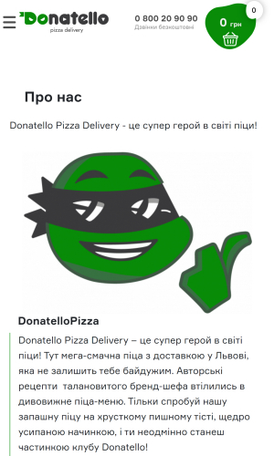 Donatello Pizza Delivery screenshot 4