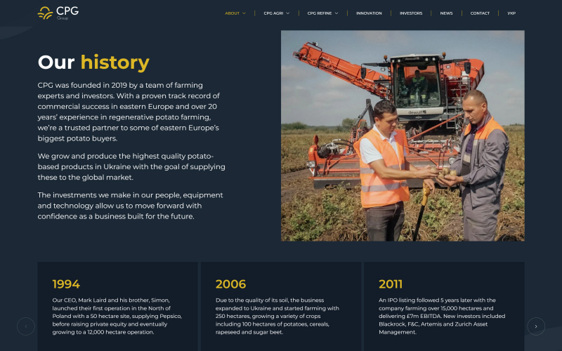 CPG Group screenshot 2