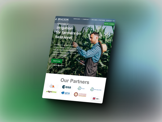 Website Redesign for a Space SaaS Startup screenshot 2