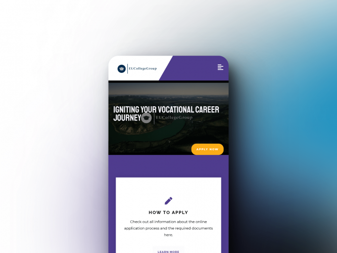 Website Development for a Vocational Institute screenshot 3