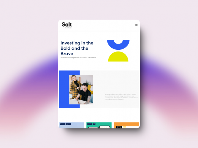 Web Design for a Venture Capital Firm  based in the UAE screenshot 3