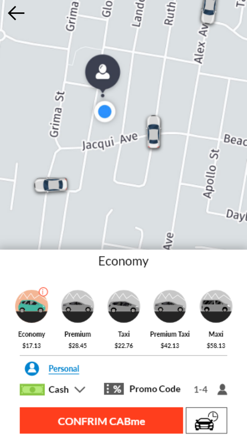 CABme - Web App and Mobile App (IOS & Android) Development screenshot 4
