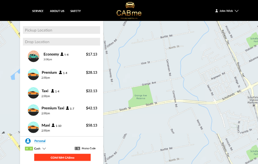 CABme - Web App and Mobile App (IOS & Android) Development screenshot 10