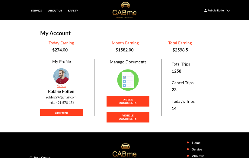 CABme - Web App and Mobile App (IOS & Android) Development screenshot 12