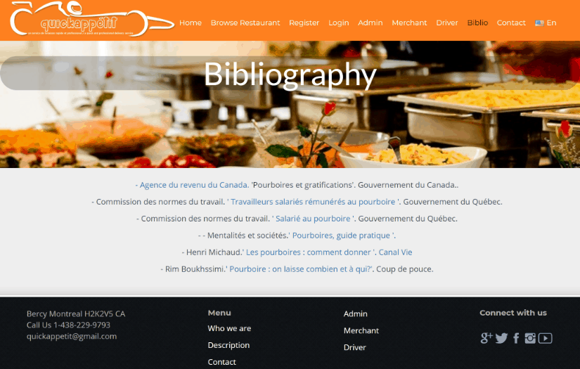 QuickAppetit - Website Maintenance Project screenshot 4