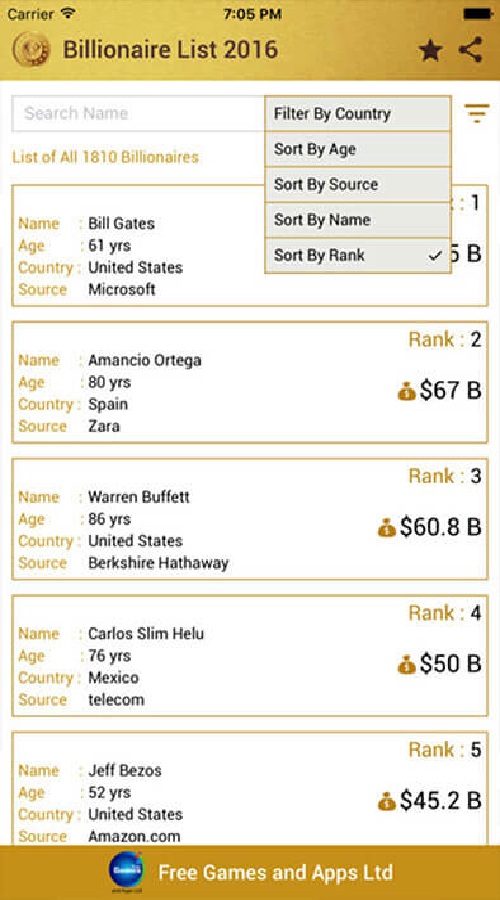 Billionaire - Android & IOS App Development screenshot 3
