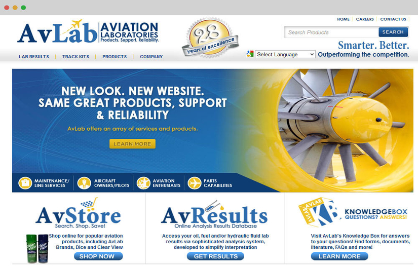 AvLab - Website Design & Development screenshot 2
