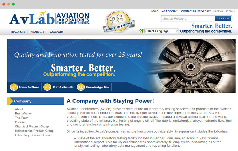 AvLab - Website Design & Development screenshot 3