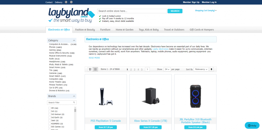The Laybyland’s sustainable ecommerce system by Marketplacer screenshot 3