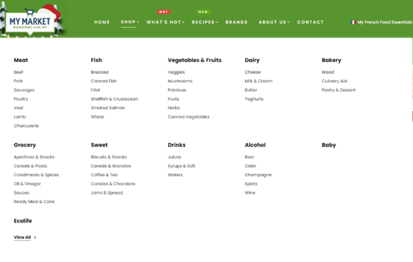 My Market - A superb eCommerce grocery website on Magento 2 screenshot 1