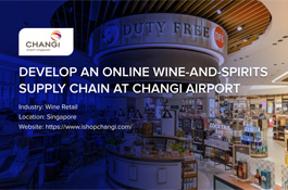 Develop an online Wine-and-Spirits supply chain at Changi Airport