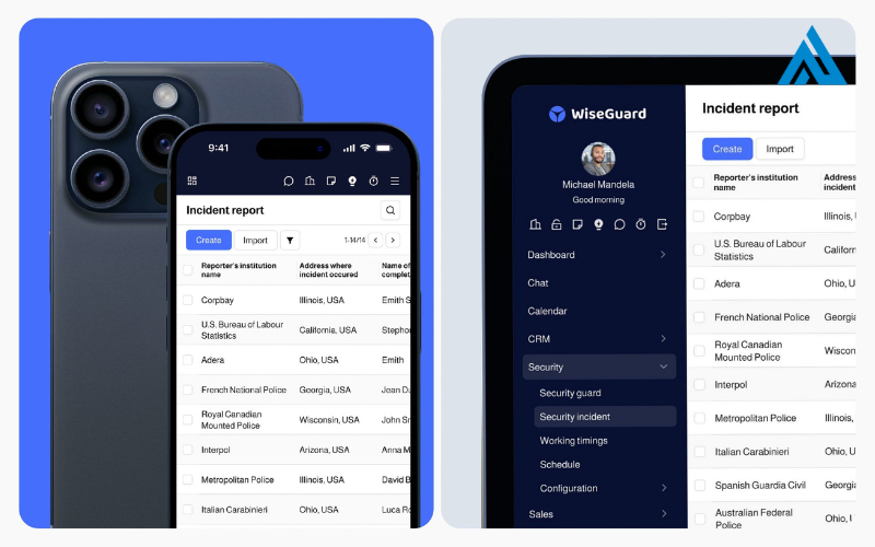 Open-Source ERP System for Security and Patrol Services Provider screenshot 1