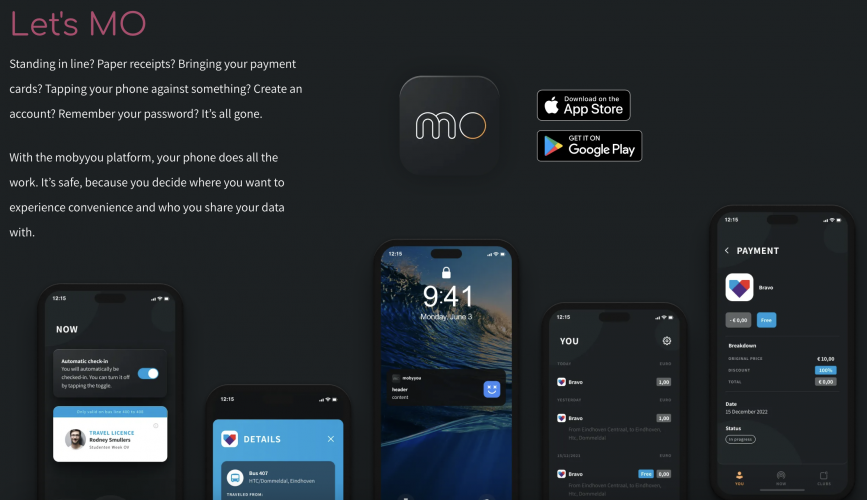 Mobyyou: The mobile service & payment platform screenshot 1