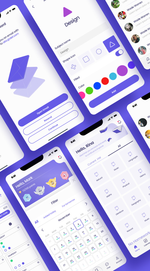 FocusED - Mobile App UI/UX for Edtech screenshot 1