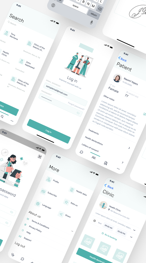 Clinicaly - Web app UI/UX Healthcare SaaS screenshot 1