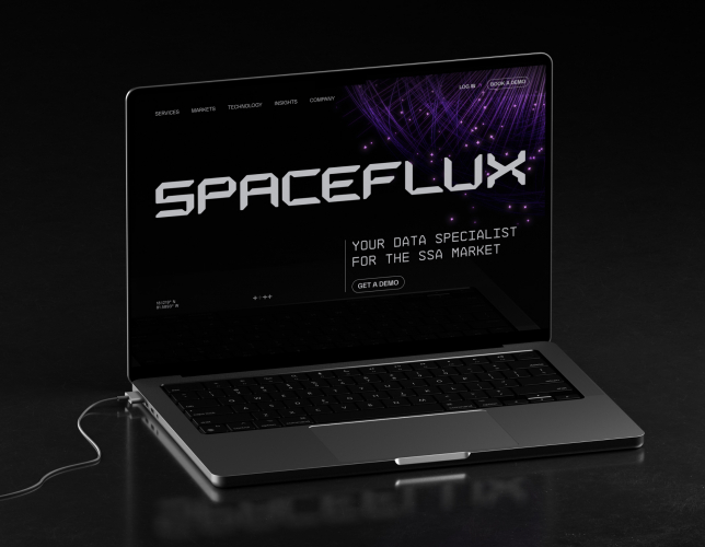 Spaceflux — Website and UI/UX for AI Space Network screenshot 1