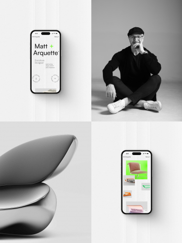M+Arquette — Website Design for Furniture Creator screenshot 1
