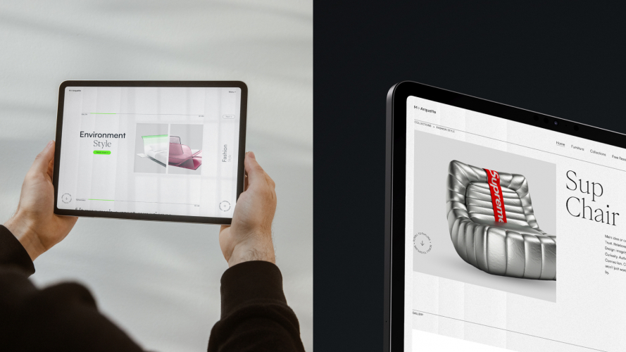 M+Arquette — Website Design for Furniture Creator screenshot 2