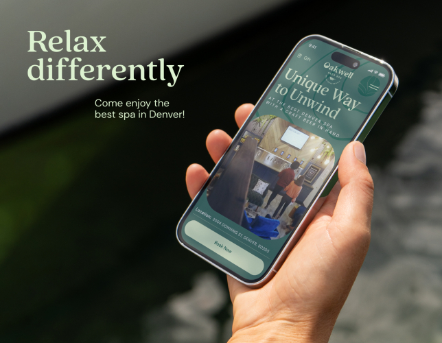 Oakwell Beer Spa — Website Design for Spa Center screenshot 5