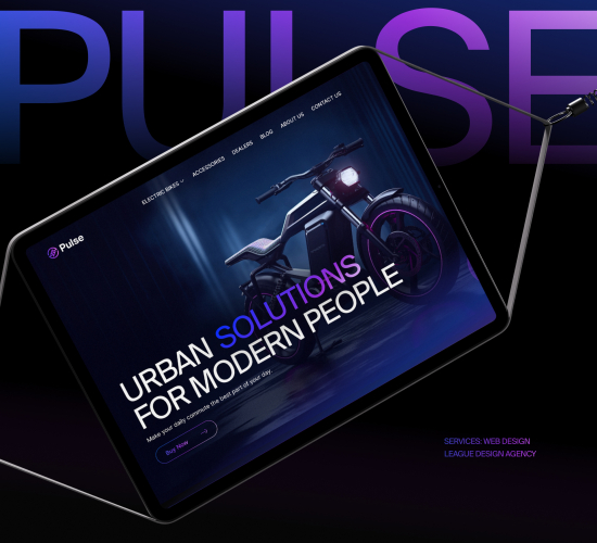 Pulse Fatbike — Website Design for Fatbike Dealer screenshot 2