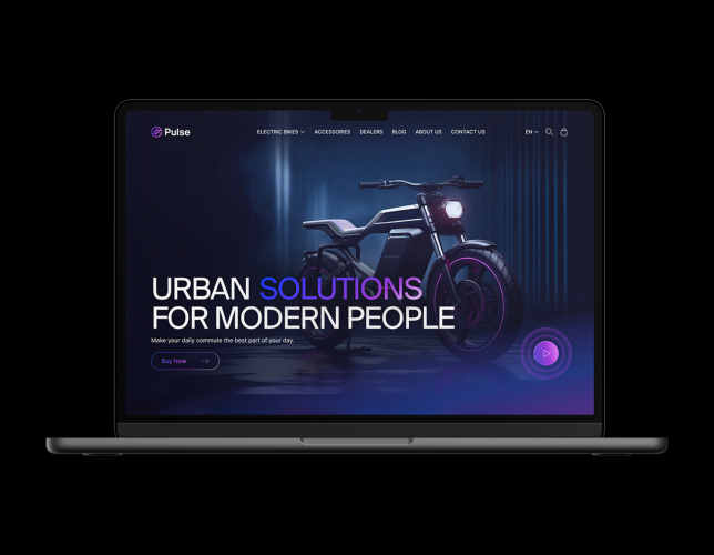 Pulse Fatbike — Website Design for Fatbike Dealer screenshot 4