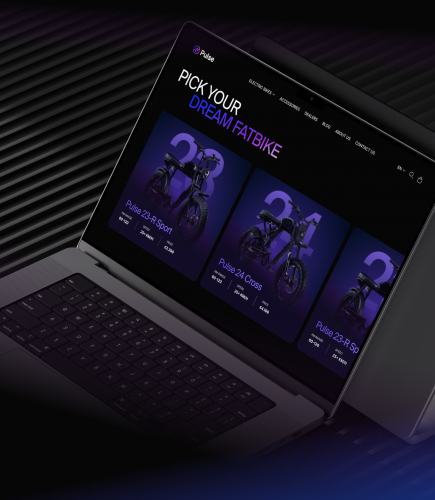 Pulse Fatbike — Website Design for Fatbike Dealer screenshot 3