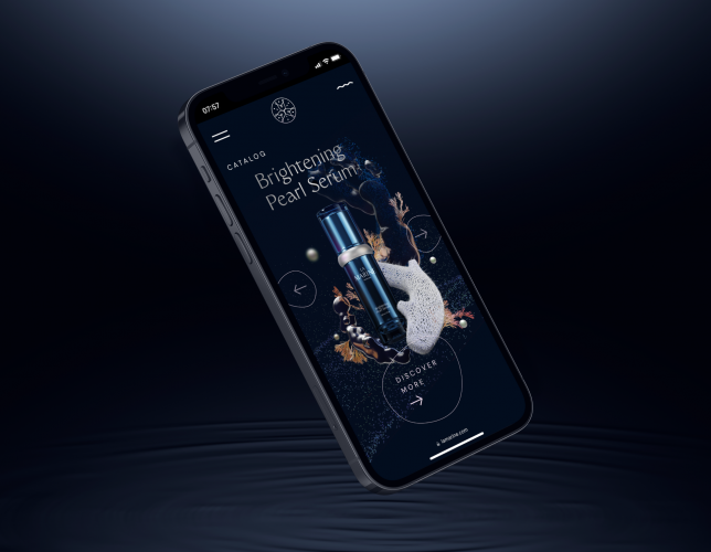 LaMarine — Website for Cosmetics Brand screenshot 4