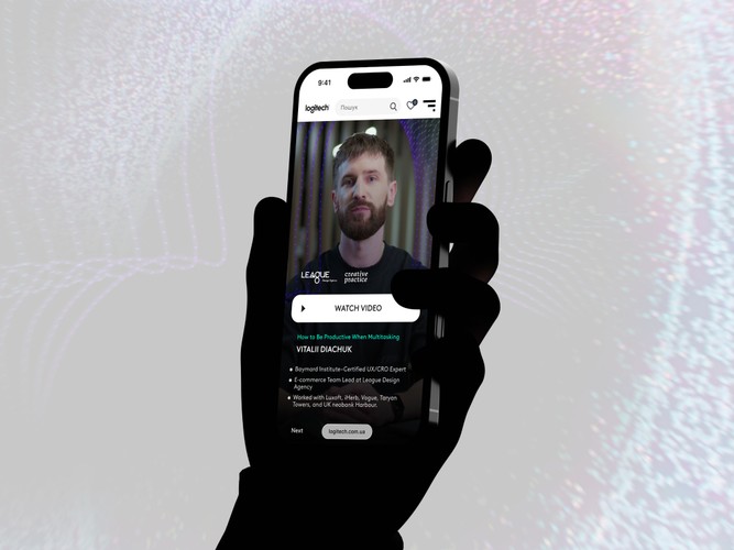 Logitech - a Landing Page and Video Production Project for the World-renowned Brand screenshot 3