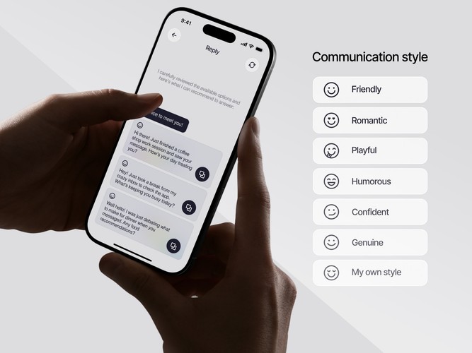 Flirt Genius - Mobile App Design for an AI-powered Assistan screenshot 3