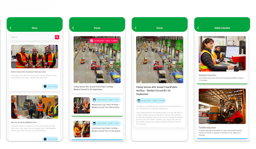 Vendor & Service App - Melbourne Market Authority screenshot 1